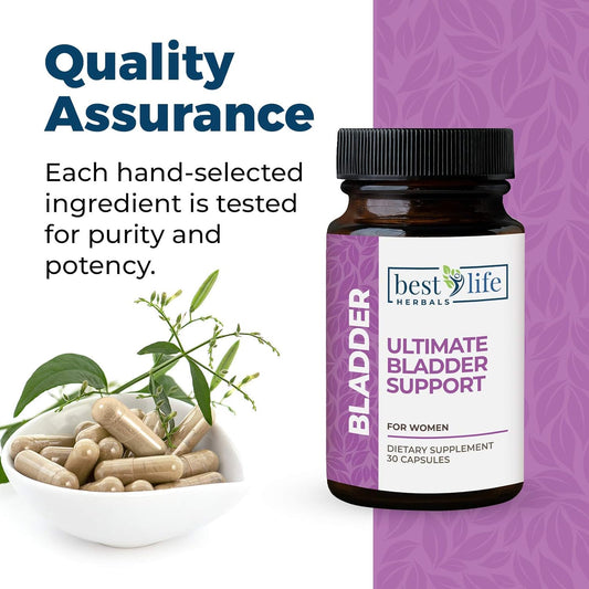 Ultimate Bladder Support for Women | Natural Urinary Tract & Control Supplement