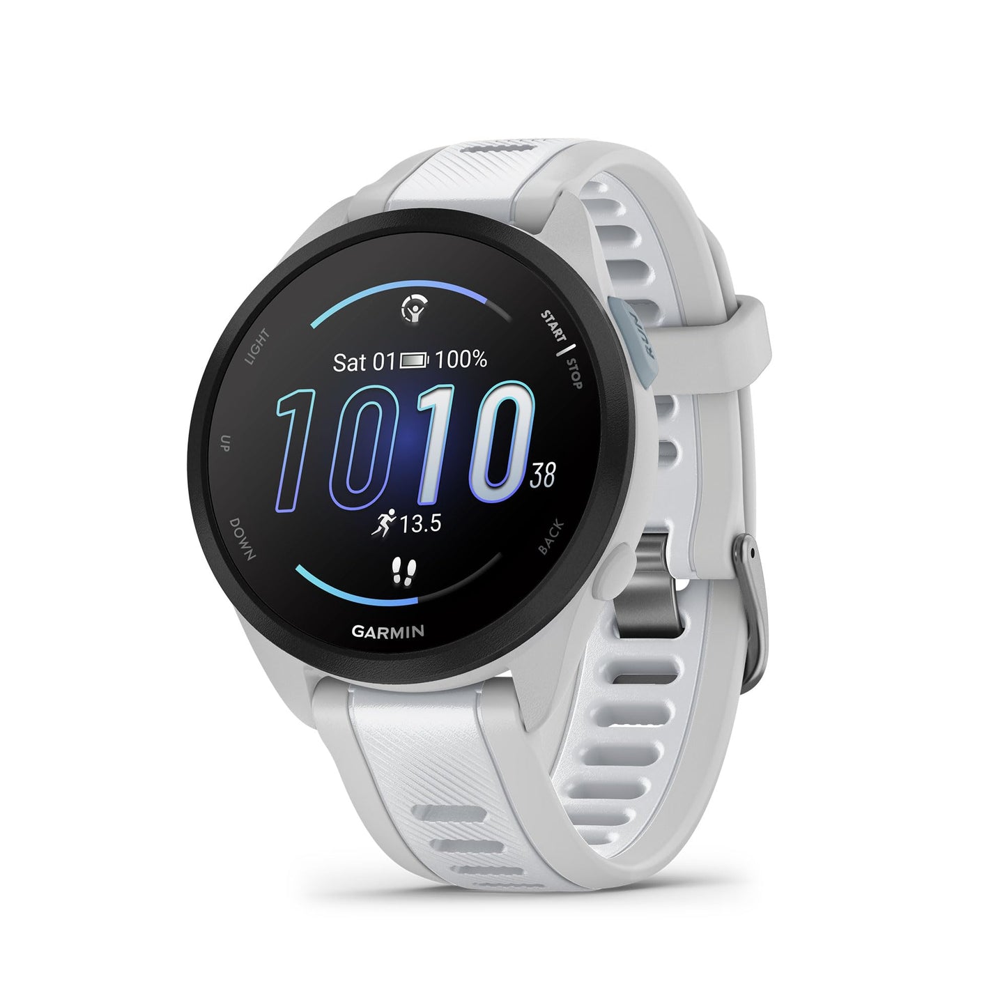Garmin Forerunner 165, Running Smartwatch, Colorful AMOLED Display, Training Metrics and Recovery Insights, Black