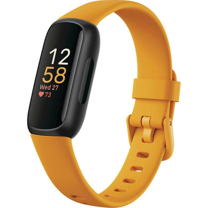 Fitbit Inspire 3 Health &-Fitness-Tracker with Stress Management, Workout Intensity, Sleep Tracking, 24/7 Heart Rate and more, Midnight Zen/Black One Size (S & L Bands Included)
