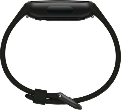 Fitbit Inspire 3 Health &-Fitness-Tracker with Stress Management, Workout Intensity, Sleep Tracking, 24/7 Heart Rate and more, Midnight Zen/Black One Size (S & L Bands Included)