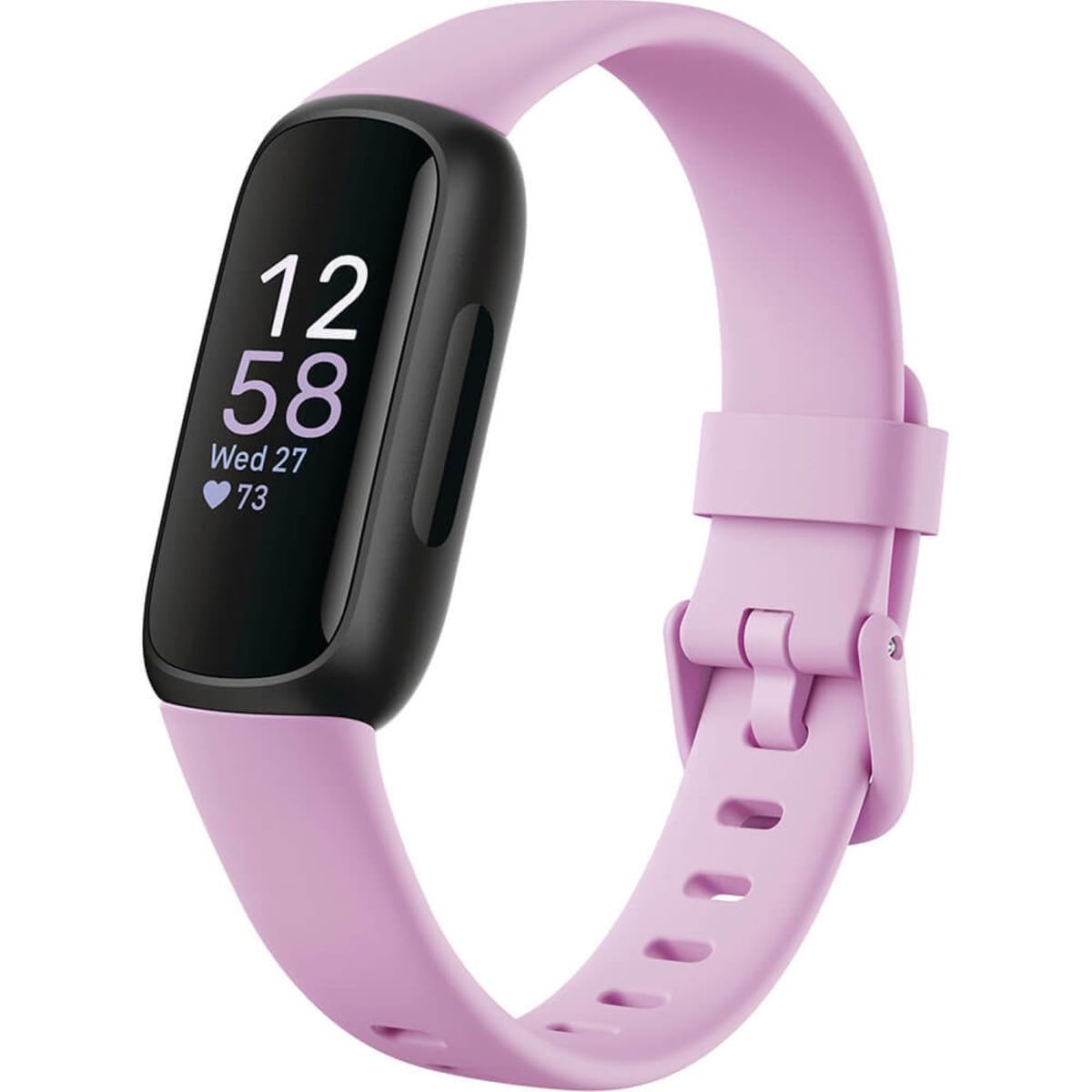Fitbit Inspire 3 Health &-Fitness-Tracker with Stress Management, Workout Intensity, Sleep Tracking, 24/7 Heart Rate and more, Midnight Zen/Black One Size (S & L Bands Included)