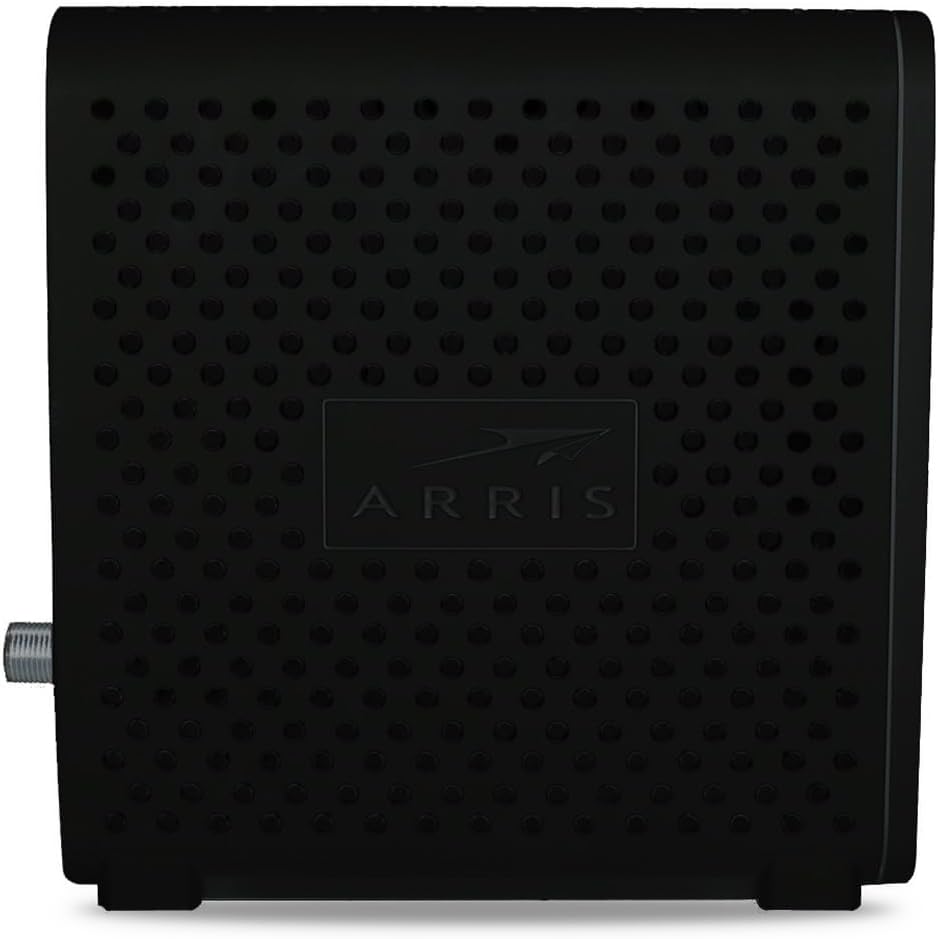 ARRIS (SB6183) -Cable Modem - Fast DOCSIS 3.0 16x4 Gigabit, [Check with your provider for compatibility], 1 Gbps Port, 400 Mbps Max Internet Speed, 2 Year Warranty