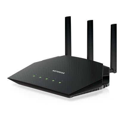 NETGEAR WiFi 6 Router 4-Stream (R6700AX) – Router Only, AX1800 Wireless Speed (Up to 1.8 Gbps), Covers up to 1,500 sq. ft., 20 Devices – Free Expert Help, Dual-Band