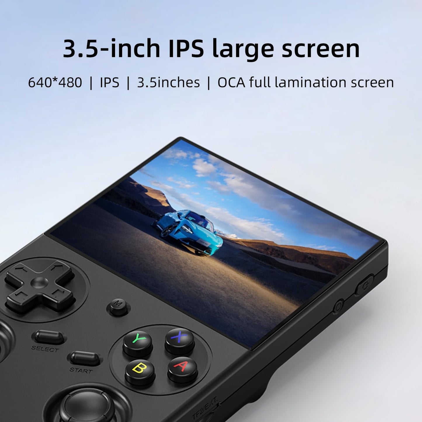 Anbernic RG35XX Pro Retro Handheld Game Console, 3.5" IPS OCA Screen, Linux System, 64GB, WiFi Bluetooth, HDMI Output, 7H Battery, Ideal for Travel Commute Home Outdoor RG35XXPro Black