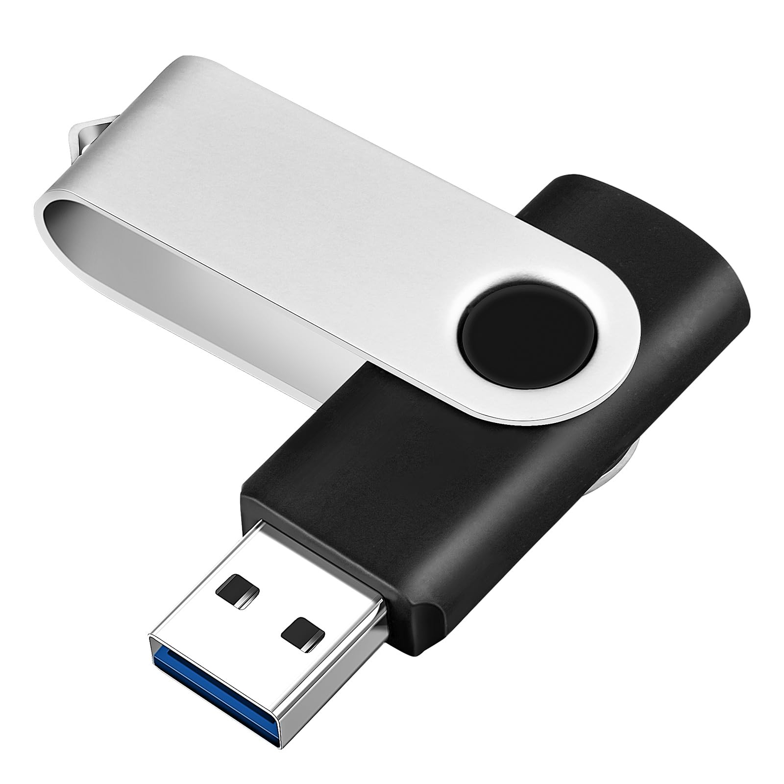 8GB Flash Drive 10 Pack Bulk USB Flash Drives, USB2.0 Thumb Drive USB Stick for Data Storage Backup, Jump Drive Pen Drive Zip Drive Memory Stick with Indicator, USB Storage Flash Drive Swivel Design