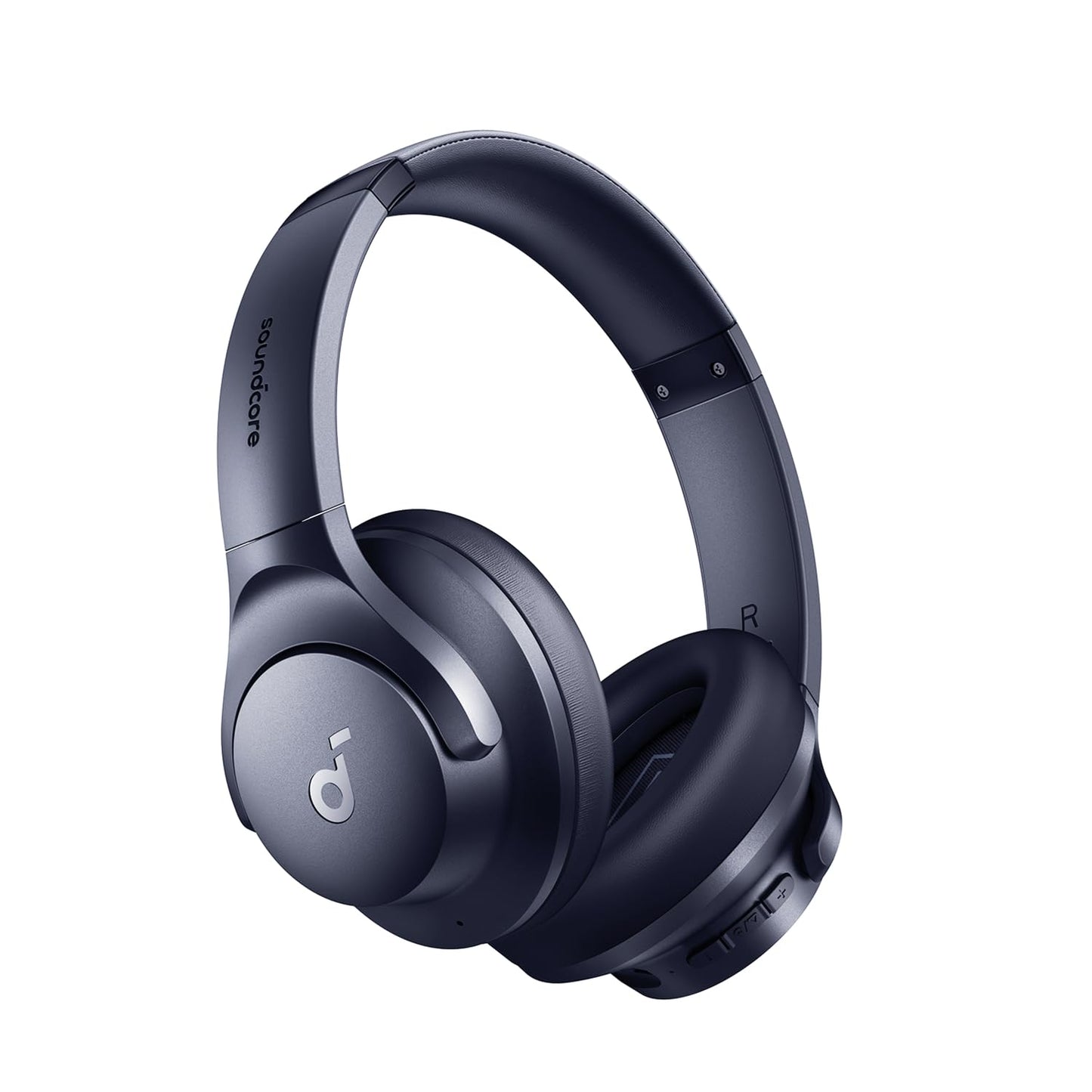 Soundcore by Anker Q20i Hybrid Active Noise Cancelling Headphones, Wireless Over-Ear Bluetooth, 40H Long ANC Playtime, Hi-Res Audio, Big Bass, Customize via an App, Transparency Mode (Black)