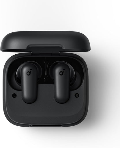 Soundcore P30i by Anker Noise Cancelling Earbuds, Strong and Smart Noise Cancelling, Powerful Bass, 45H Playtime, 2-in-1 Case and Phone Stand, IP54, Wireless Earbuds, Bluetooth 5.4 (Black)