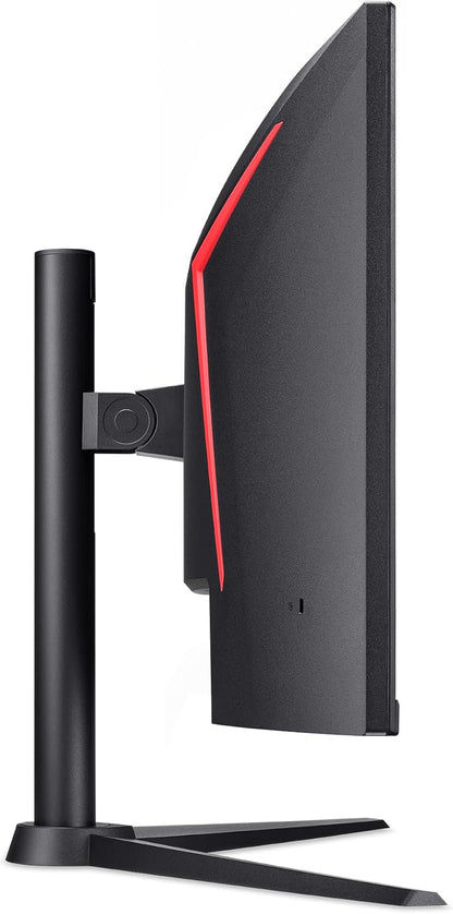 acer Nitro 34” Gaming Monitor | QHD 3440 x 1440 | 1500R 21:9 Curved | AMD FreeSync Premium | 200Hz Refresh Rate | 1ms (VRB) | sRGB 99% | 1 x Display Port 1.4 & 2 x HDMI 2.1 Ports | XZ340CUR X0bmiiphx
