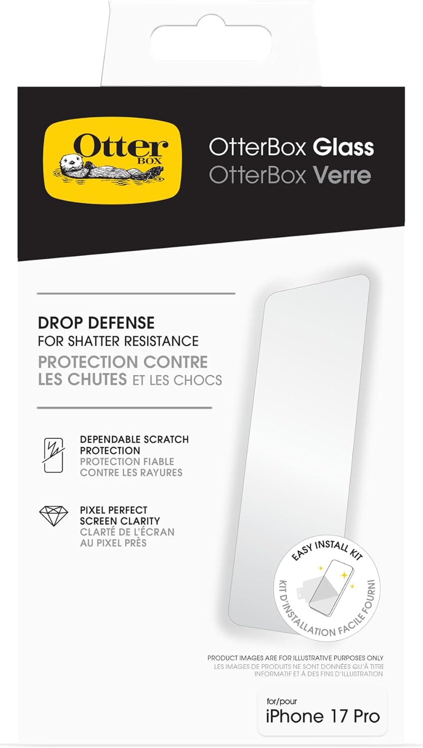 OtterBox iPhone 17 Pro Glass Screen Protector