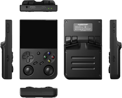 Anbernic RG35XX Pro Retro Handheld Game Console, 3.5" IPS OCA Screen, Linux System, 64GB, WiFi Bluetooth, HDMI Output, 7H Battery, Ideal for Travel Commute Home Outdoor RG35XXPro Black