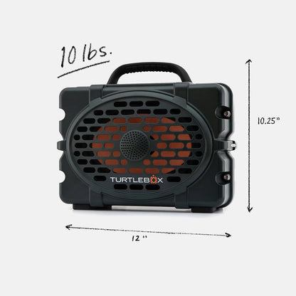 Turtlebox Original Gen 3: Portable Outdoor Bluetooth Speaker – Ultra-Loud (120dB), Waterproof (IP67), Rugged, Impact-Resistant, 3-Day Battery | Party Mode: Unlimited Pairing for Stereo Sound, Green