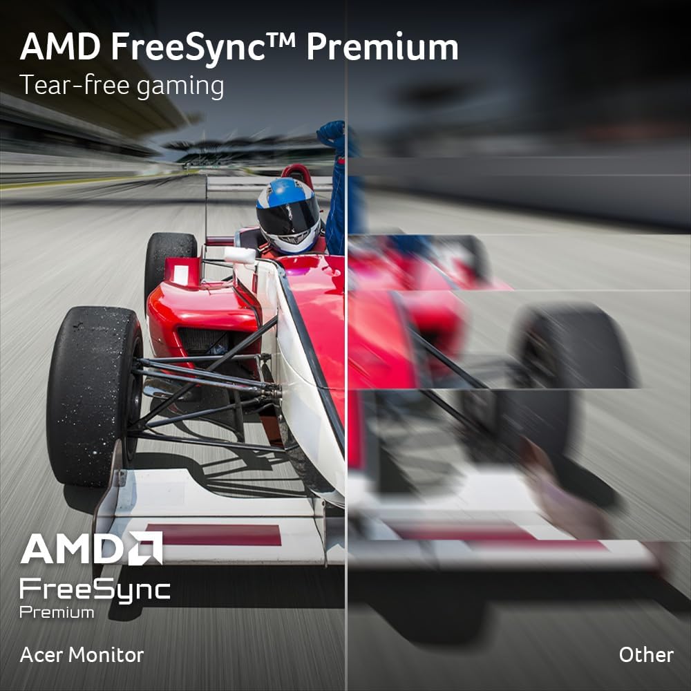 acer Nitro 34” Gaming Monitor | QHD 3440 x 1440 | 1500R 21:9 Curved | AMD FreeSync Premium | 200Hz Refresh Rate | 1ms (VRB) | sRGB 99% | 1 x Display Port 1.4 & 2 x HDMI 2.1 Ports | XZ340CUR X0bmiiphx