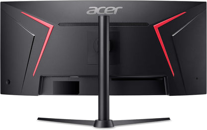 acer Nitro 34” Gaming Monitor | QHD 3440 x 1440 | 1500R 21:9 Curved | AMD FreeSync Premium | 200Hz Refresh Rate | 1ms (VRB) | sRGB 99% | 1 x Display Port 1.4 & 2 x HDMI 2.1 Ports | XZ340CUR X0bmiiphx