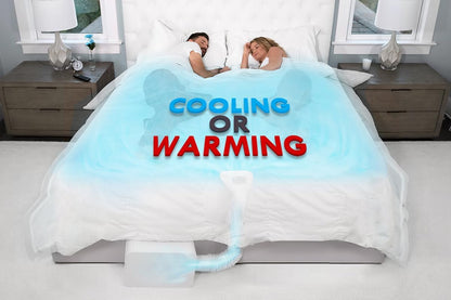 BedJet 3 Climate Comfort for Beds, Cooling Fan + Heating Air Bundle with Cloud Sheet (King Size Sheet)