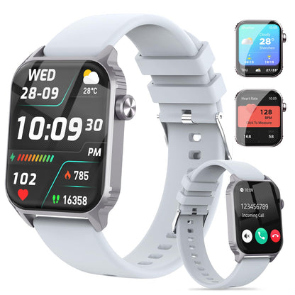 TRAUSI Smart Watch for Men, 120 Sports Modes Smartwatch with 1.83" HD, Alexa Built-in, Heart Rate/Sleep Monitor, IP67 Waterproof, Bluetooth Call & Music Control Fitness Watch for iPhone/Android Black