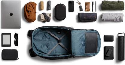 Bellroy Transit Workpack Pro (22L work bag/commuter backpack, fits 16” laptops; organization for travel and commutes) - Black