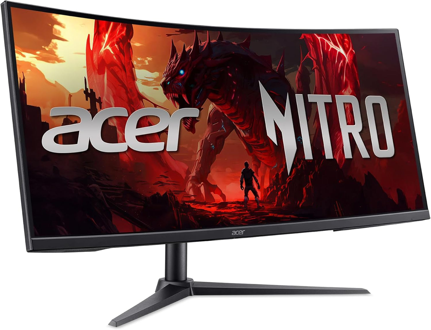 acer Nitro 34” Gaming Monitor | QHD 3440 x 1440 | 1500R 21:9 Curved | AMD FreeSync Premium | 200Hz Refresh Rate | 1ms (VRB) | sRGB 99% | 1 x Display Port 1.4 & 2 x HDMI 2.1 Ports | XZ340CUR X0bmiiphx