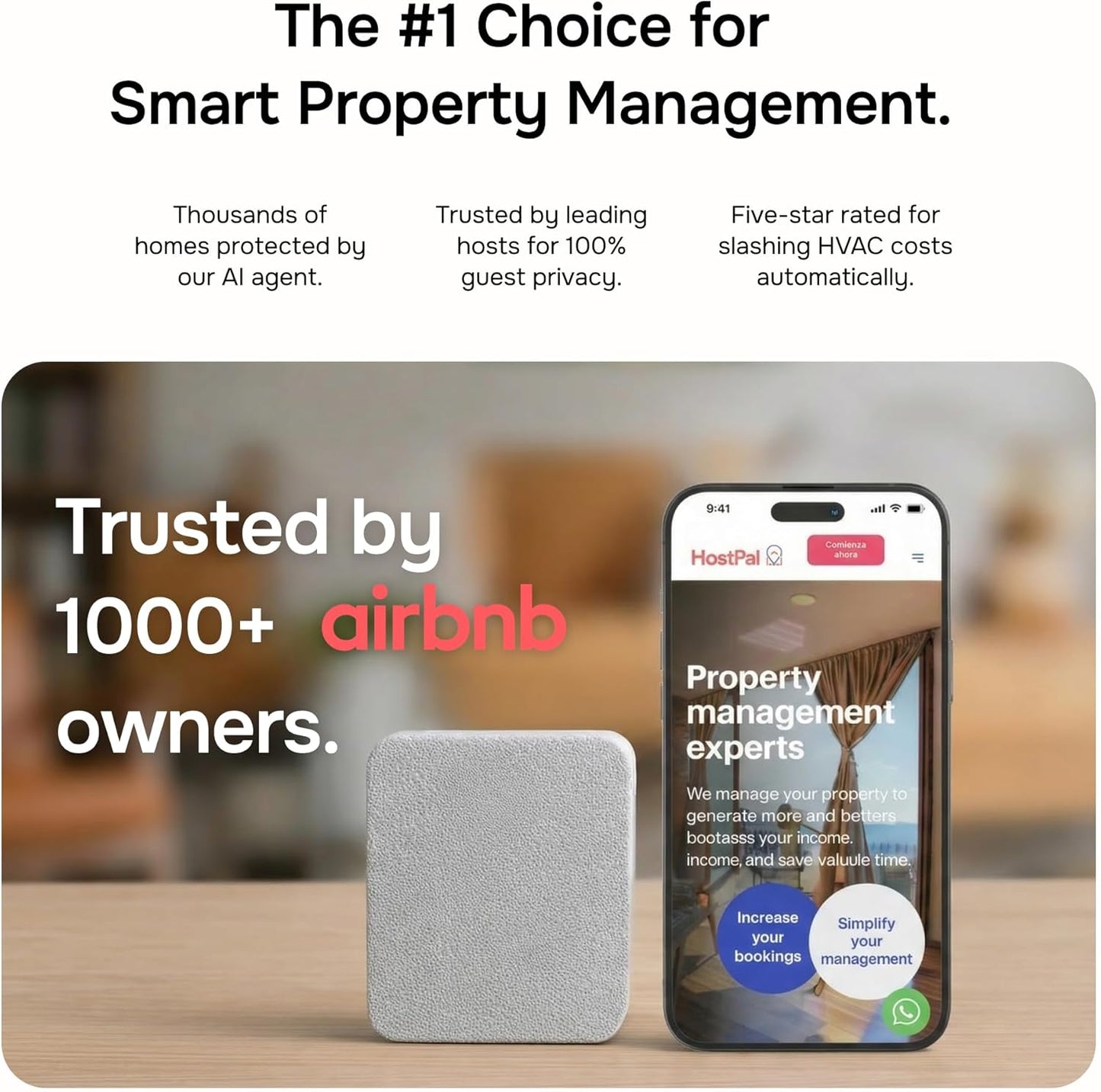 Layla Smart Air Conditioner Controller | WiFi Remote & Sensor | Wireless AC Controller, Home Energy-Saving Cooling Device | Quick & Easy Installation Maintains Comfort & Control for Mini Split