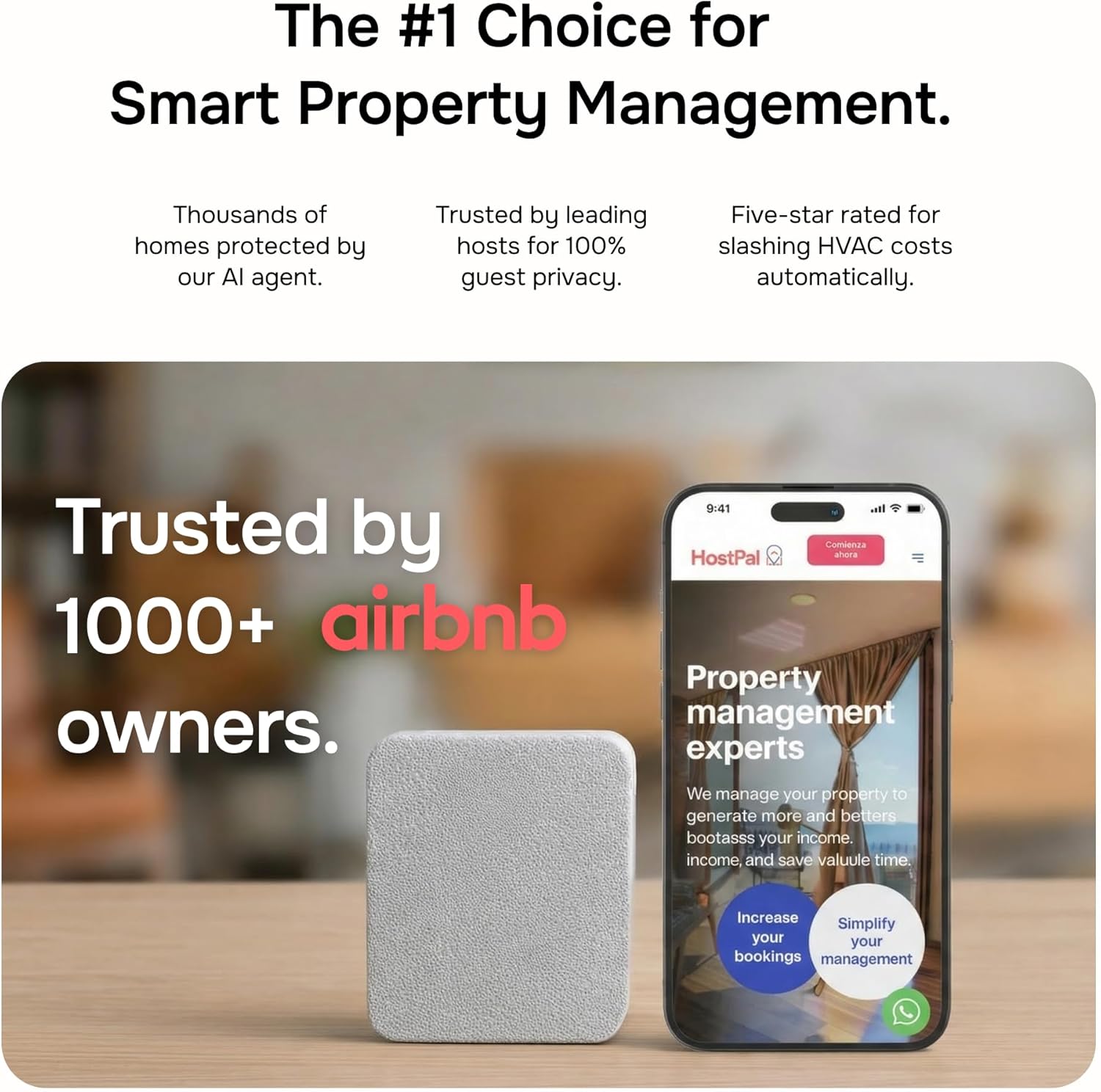 Layla Smart Air Conditioner Controller | WiFi Remote & Sensor | Wireless AC Controller, Home Energy-Saving Cooling Device | Quick & Easy Installation Maintains Comfort & Control for Mini Split