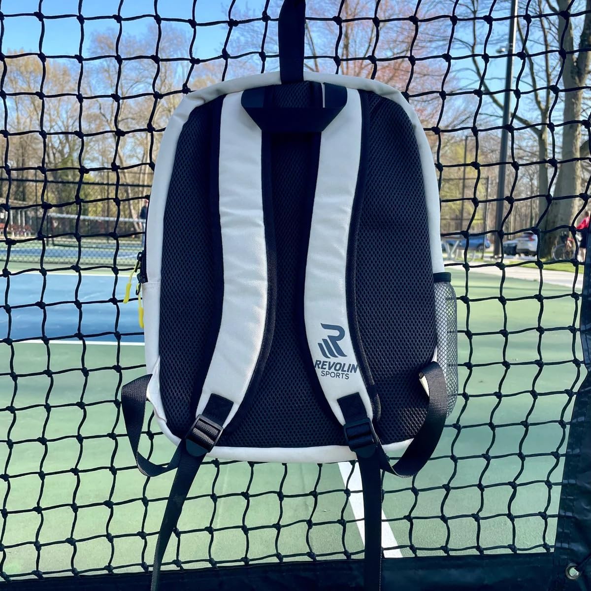 Revolin Sports Essentials Day Bag Backpack – Durable Cordura® Fabric, Holds Up to 6 Paddles, Padded Laptop Sleeve, Fence Carabiner, Water Bottle Pocket