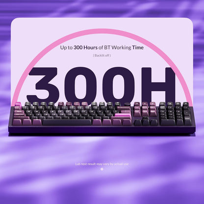 Keychron Q6 Pro Full-Size Wireless Bluetooth Mechanical Keyboard, Full Aluminum, Hot-Swappable Keychron Super Brown Switch, Launcher Programmable, NKRO Knob, KSA PBT Keycaps, Mac/Win/Linux - Purple