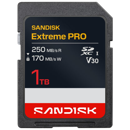 SANDISK 128GB Extreme PRO SDXC UHS-I Memory Card - C10, U3, V30, 4K UHD, SD Card - SDSDXXD-128G-GN4IN