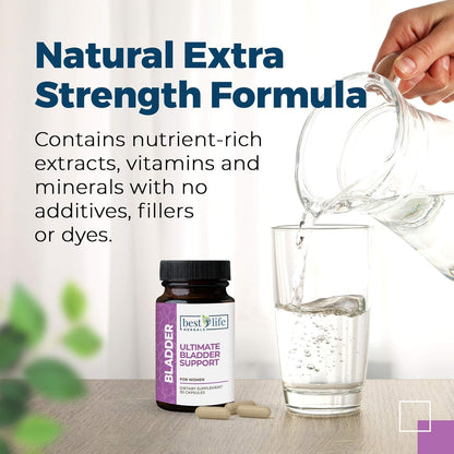 Ultimate Bladder Support for Women | Natural Urinary Tract & Control Supplement
