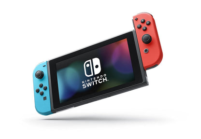 Nintendo Switch with Neon Blue and Neon Red Joy-Con - Handheld Gaming Console