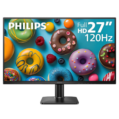 Philips New 24 inch Frameless Full HD (1920 x 1080) 100Hz Monitor, VESA, HDMI x1, VGA Port x1, Eye Care, 4 Year Advance Replacement Warranty, 241V8LB, Black