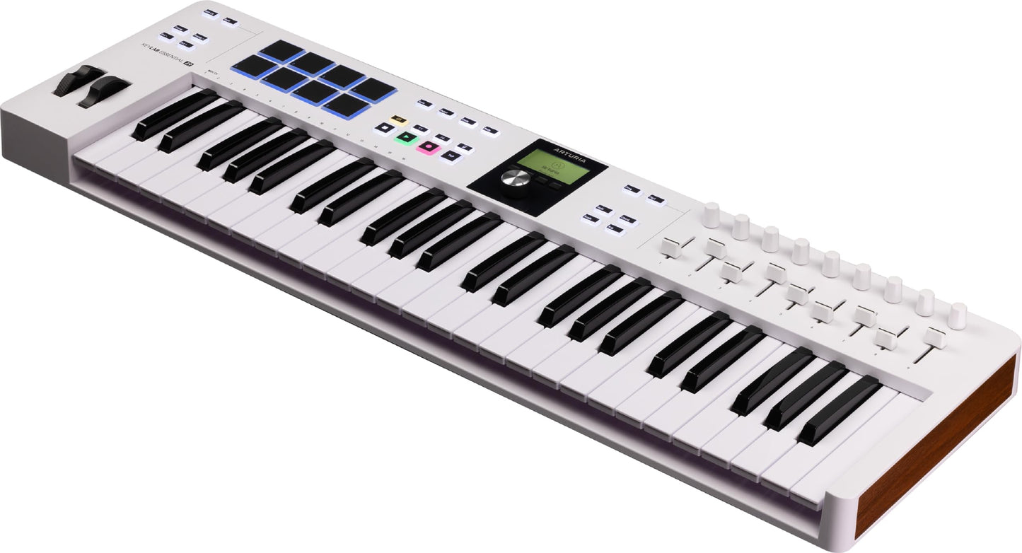 Arturia KeyLab Essential mk3 — 61 Key USB MIDI Keyboard Controller with Analog Lab V Software Included