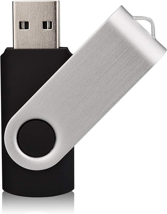 Aiibe 10 Pieces 32GB USB Flash Drive 10 Pack USB 2.0 Memory Stick Thumbdrives (Mix Colors : Black Blue Red Green Orange White Yellow Pink Purple Silver)