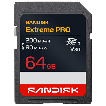 SANDISK 256GB Extreme PRO SDXC UHS-I Memory Card - C10, U3, V30, 4K UHD, SD Card - SDSDXXD-256G-GN4IN