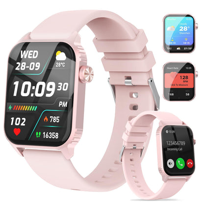 TRAUSI Smart Watch for Men, 120 Sports Modes Smartwatch with 1.83" HD, Alexa Built-in, Heart Rate/Sleep Monitor, IP67 Waterproof, Bluetooth Call & Music Control Fitness Watch for iPhone/Android Black
