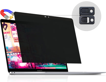 Peslv [2-Pack] 24 Inch Privacy Screen for Computer Monitor 16:9 Aspect Ratio, Eye Protection Anti Blue Light Glare Shield, 24inch Removable Black Blackout Anti Spy Desktop Security Private Filter