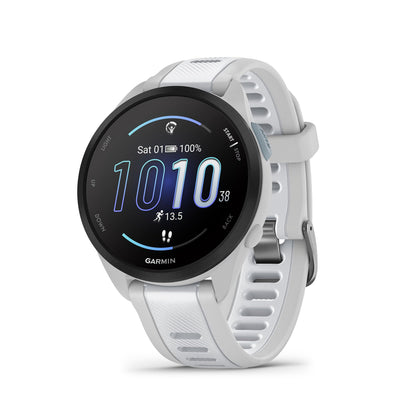 Garmin Forerunner 165, Running Smartwatch, Colorful AMOLED Display, Training Metrics and Recovery Insights, Black
