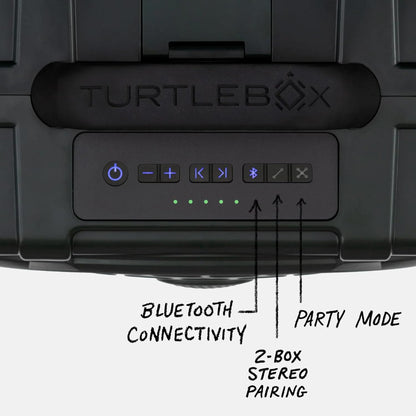 Turtlebox Original Gen 3: Portable Outdoor Bluetooth Speaker – Ultra-Loud (120dB), Waterproof (IP67), Rugged, Impact-Resistant, 3-Day Battery | Party Mode: Unlimited Pairing for Stereo Sound, Green