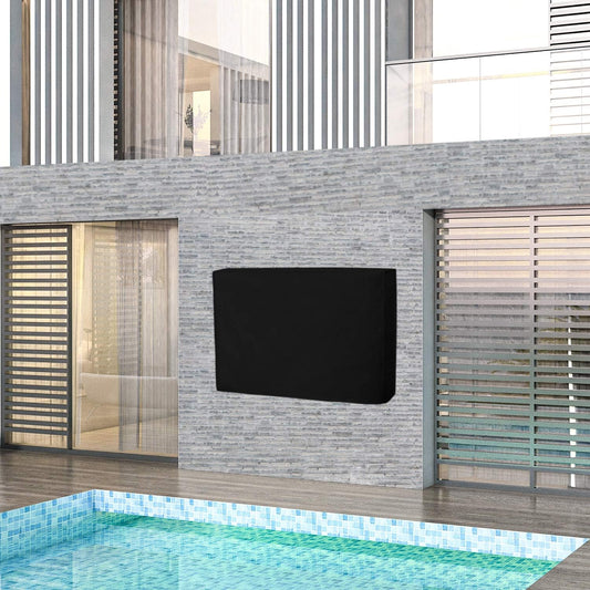 Outdoor TV Cover for 40 to 42 inches LCD, LED, Waterproof, Weatherproof and Dust-Proof TV Screen Protectors with Cleanig Cloth (42 inch,Black)