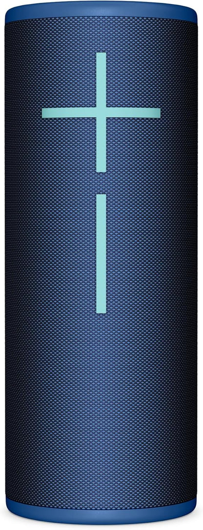 Ultimate Ears MEGABOOM 4 Portable Waterproof Bluetooth Speaker with Immersive 360-Degree Sound and Balanced Bass, Floating Speaker with 20-Hour Battery and 147ft (45m) Range - Blue