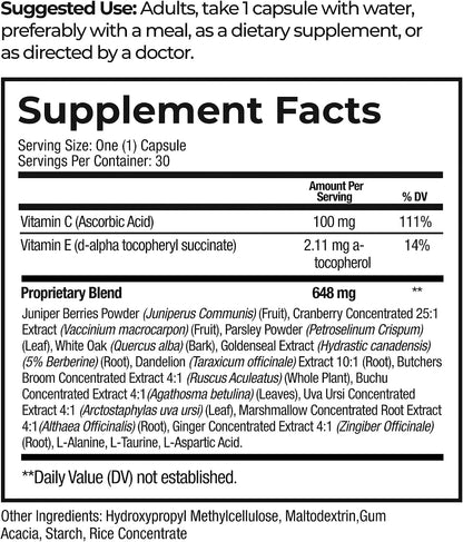 Ultimate Bladder Support for Women | Natural Urinary Tract & Control Supplement