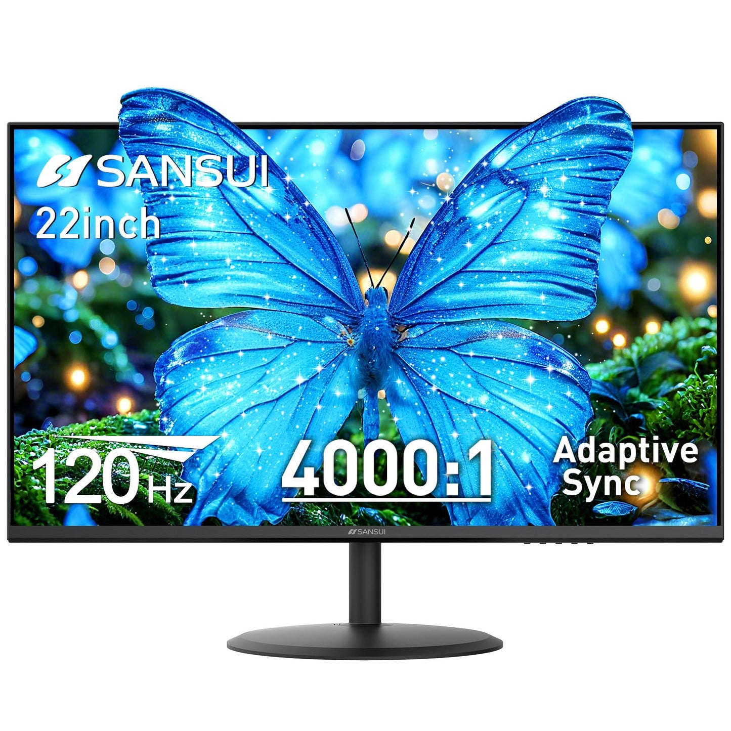SANSUI 27 Inch Curved 240Hz Gaming Monitor FHD 1080P, 1500R Curve Computer Monitor, 130% sRGB, 4000:1 Contrast, HDR, FreeSync, MPRT 1Ms, Low Blue Light, HDMI DP Ports, Metal Stand, DP Cable Incl.