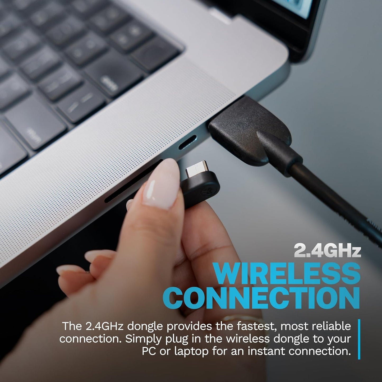 JLab Flow Keyboard & Ambidextrous Mouse Ergonomic Wireless Bundle, Bluetooth or USB-C Dongle, AI Integration, Smart Media Knob, Customize with the JLab App for the Ultimate Home or Work Setup