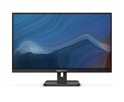 Amazon Basics 23.8-inch 1080P Computer Monitor, 120 Hz, HDMI, DP, VGA, VESA Compatible for Office, Home