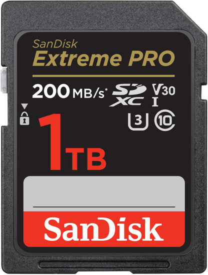 SANDISK 128GB Extreme PRO SDXC UHS-I Memory Card - C10, U3, V30, 4K UHD, SD Card - SDSDXXD-128G-GN4IN