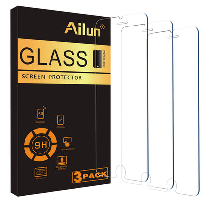 Ailun Screen Protector for iPhone 17e / iPhone 16e / iPhone 14 / iPhone 13 / iPhone 13 Pro [6.1 Inch] Display 3 Pack Tempered Glass, Case Friendly [Not for iPhone 16 6.1 Inch]