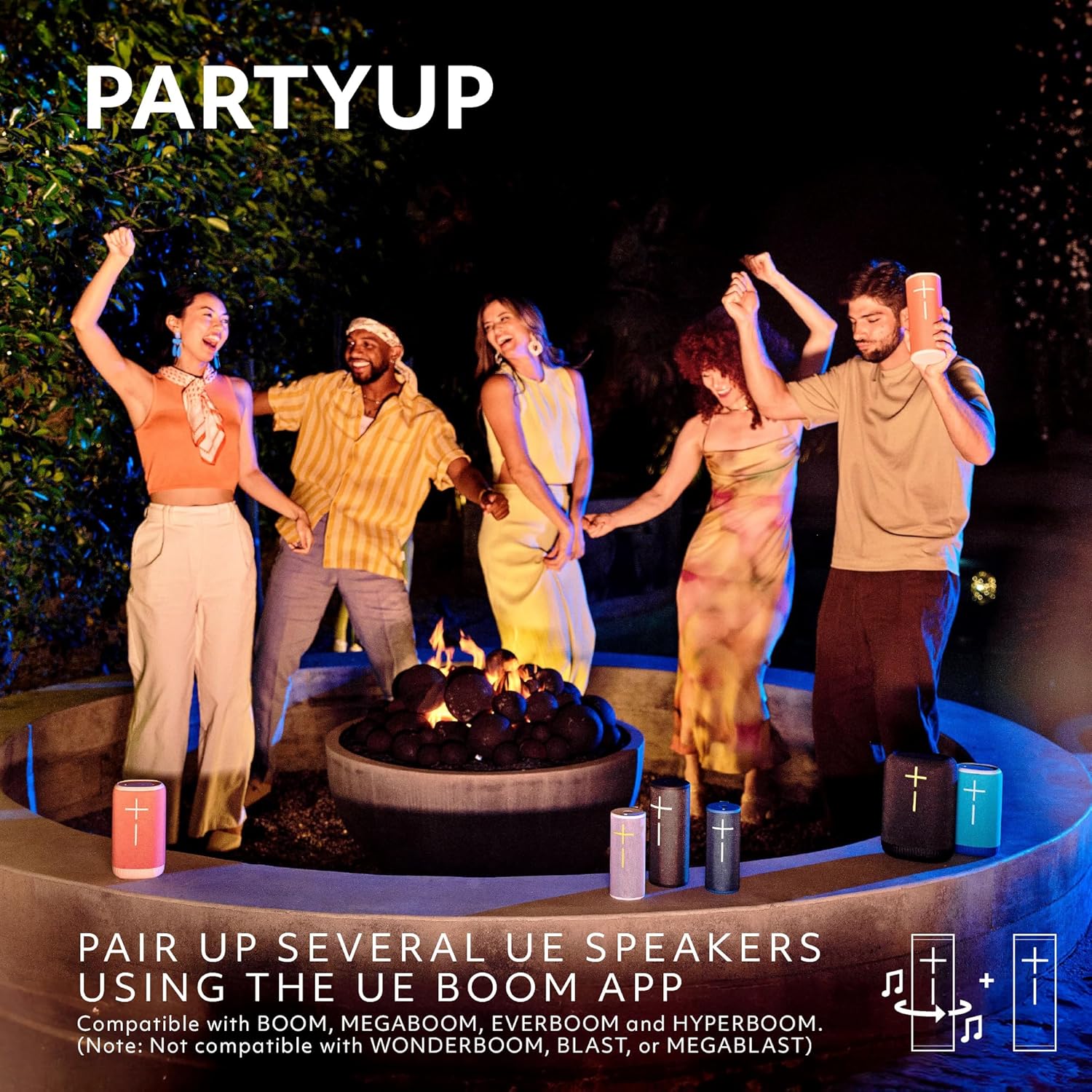 Ultimate Ears MEGABOOM 4 Portable Waterproof Bluetooth Speaker with Immersive 360-Degree Sound and Balanced Bass, Floating Speaker with 20-Hour Battery and 147ft (45m) Range - Blue