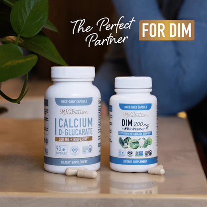 Calcium D-Glucarate 500mg | Premium Detox & Hormonal Balance Support | 90 Vegetarian Capsules
