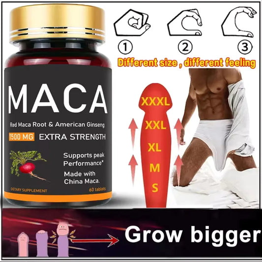 7in1 Premium Maca Root Capsules - with Ashwagandha, Ginseng, Tribulus, Shilajit, Shatavari & Black Pepper - Natural Energy, Performance & Mood Support