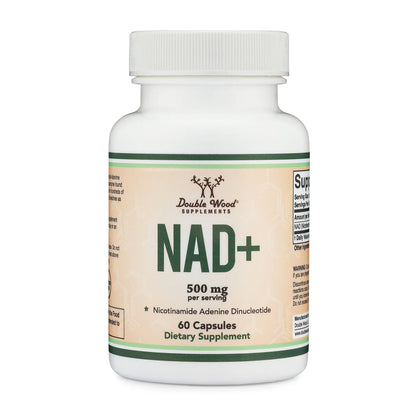 Pure NAD+ Booster Supplement (500mg) – Advanced Cellular Energy, Anti-Aging & Metabolic Support – 60 Capsules