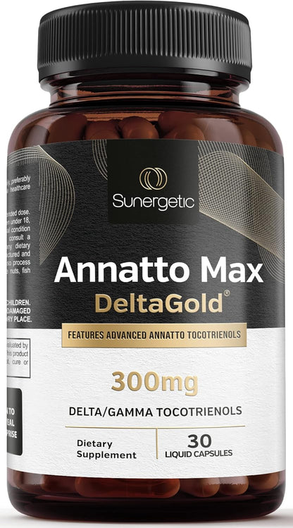Sunergetic Premium Annatto Tocotrienol Supplement – Vitamin E Support