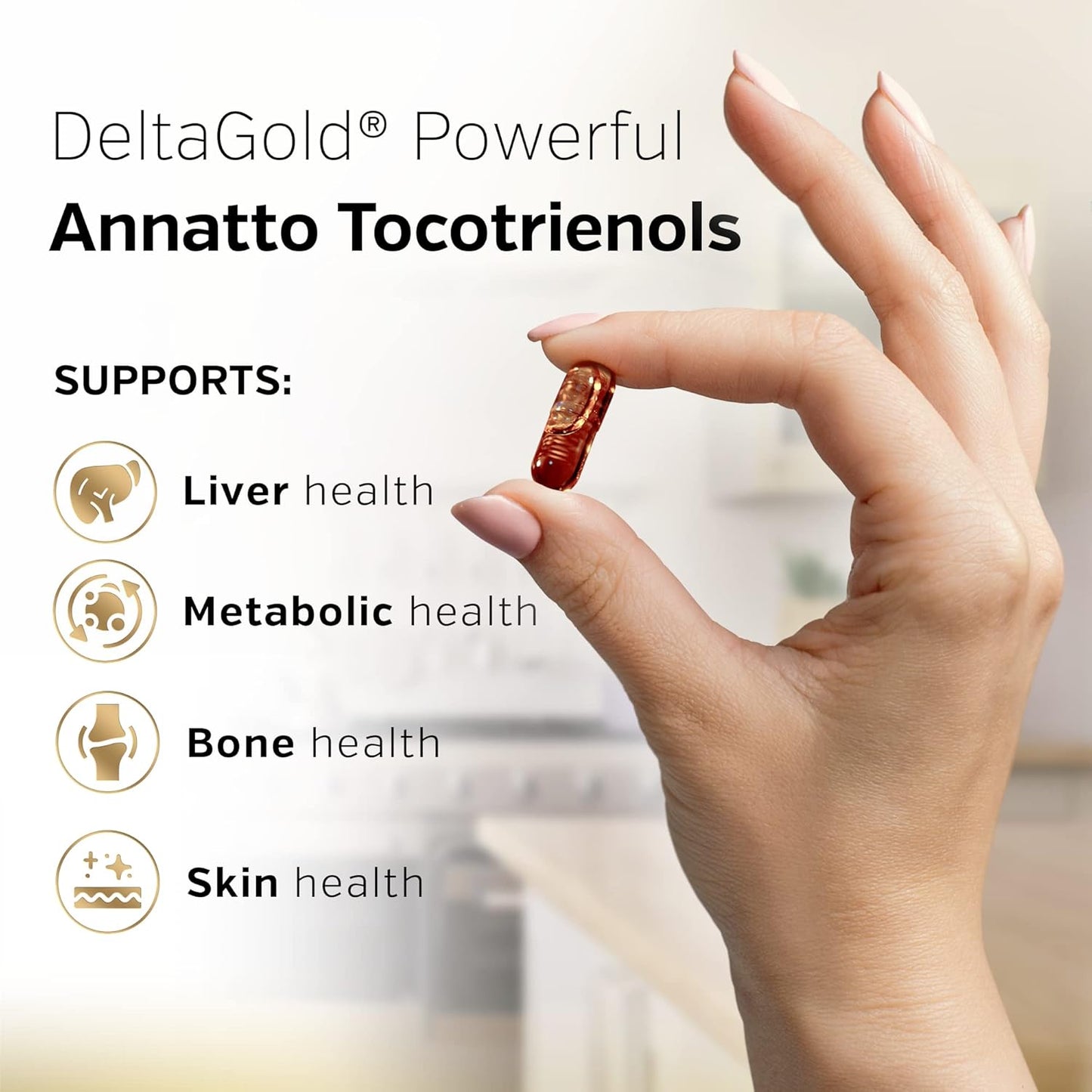 Sunergetic Premium Annatto Tocotrienol Supplement – Vitamin E Support